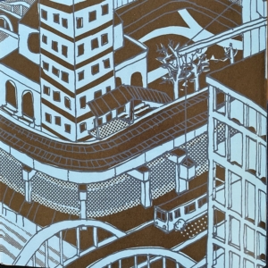 Cover of CHOPSHOP #6: Building (work by Ethan D'Ercole).